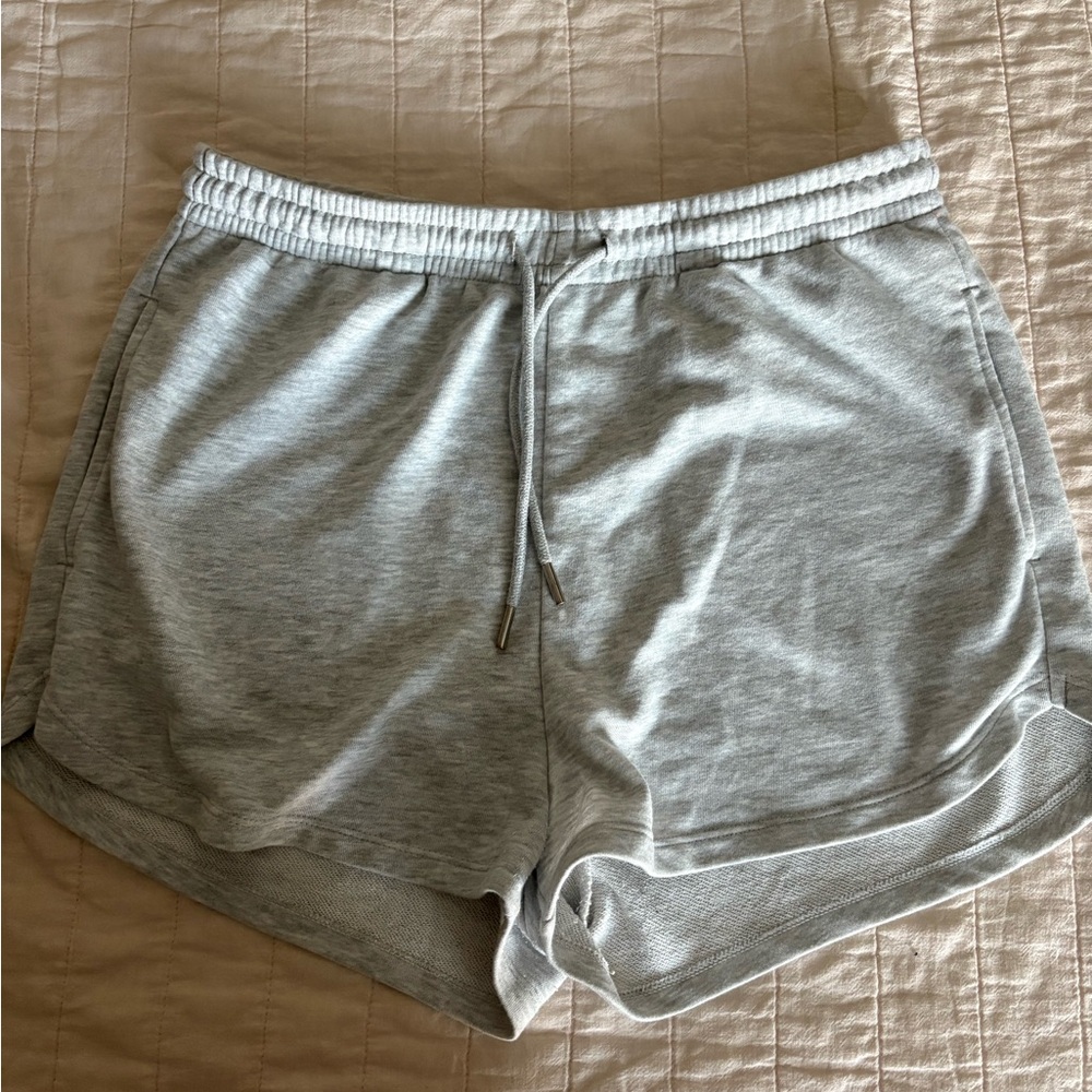 H&M Gray Athletic Shorts with Elastic Waistband